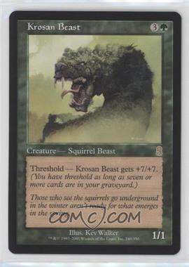 2001 Magic: The Gathering - Odyssey - [Base] #248 - Krosan Beast