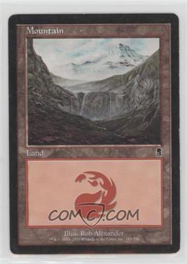 2001 Magic: The Gathering - Odyssey - [Base] #345 - Mountain