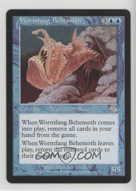 2002 Magic: The Gathering - Judgment - [Base] #55 - Wormfang Behemoth