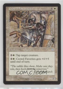 2002 Magic: The Gathering - Onslaught - [Base] #15 - Crowd Favorites