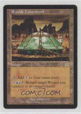 2002 Magic: The Gathering - Onslaught - [Base] #322 - Riptide Laboratory [COMC RCR Good‑Very Good]