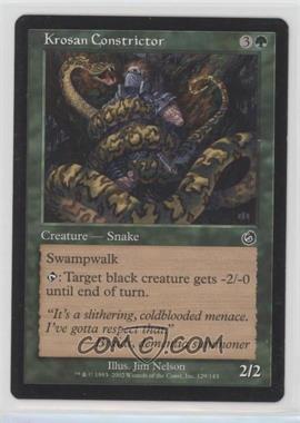 2002 Magic: The Gathering - Torment - [Base] #129 - Krosan Constrictor