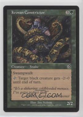 2002 Magic: The Gathering - Torment - [Base] #129 - Krosan Constrictor