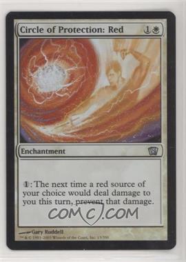 2003 Magic: The Gathering - 8th Edition - [Base] - Foil #13 - Circle of Protection: Red