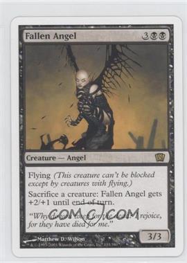 2003 Magic: The Gathering - 8th Edition - [Base] #133 - Fallen Angel