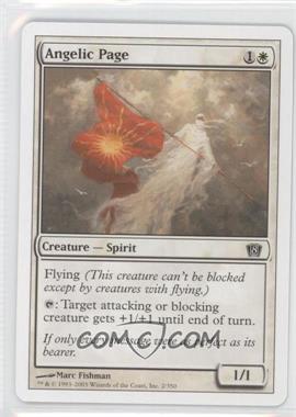 2003 Magic: The Gathering - 8th Edition - [Base] #2 - Angelic Page