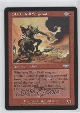 2003 Magic: The Gathering - Legions - [Base] #112 - Skirk Drill Sergeant