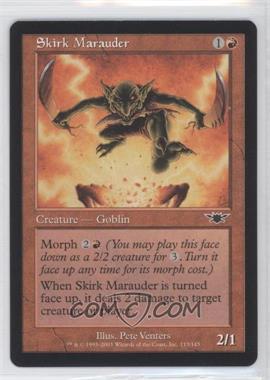 2003 Magic: The Gathering - Legions - [Base] #113 - Skirk Marauder