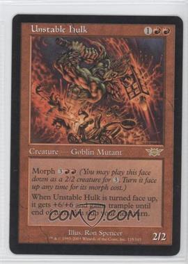 2003 Magic: The Gathering - Legions - [Base] #115 - Unstable Hulk