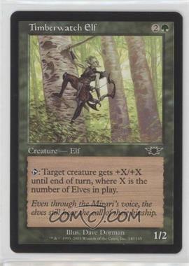 2003 Magic: The Gathering - Legions - [Base] #140 - Timberwatch Elf [Good to VG‑EX]