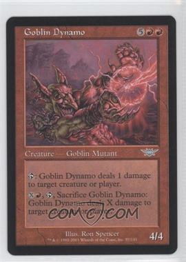 2003 Magic: The Gathering - Legions - [Base] #97 - Goblin Dynamo