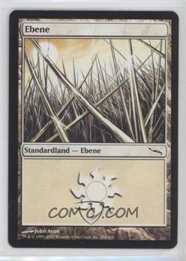 2003 Magic: The Gathering - Mirrodin - [Base] - German #290 - Plains