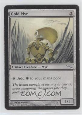 2003 Magic: The Gathering - Mirrodin - [Base] #180 - Gold Myr