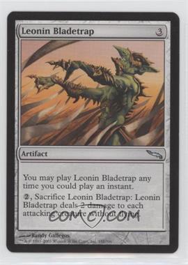 2003 Magic: The Gathering - Mirrodin - [Base] #192 - Leonin Bladetrap