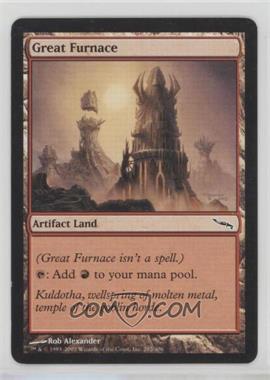 2003 Magic: The Gathering - Mirrodin - [Base] #282 - Great Furnace