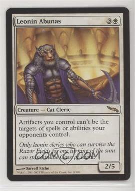 2003 Magic: The Gathering - Mirrodin - [Base] #8 - Leonin Abunas