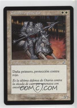 2003 Magic: The Gathering - Scourge - [Base] - Spanish #23 - Silver Knight