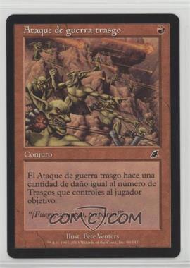 2003 Magic: The Gathering - Scourge - [Base] - Spanish #96 - Goblin War Strike