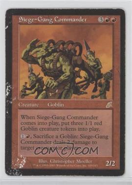 2003 Magic: The Gathering - Scourge - [Base] #103 - Siege-Gang Commander