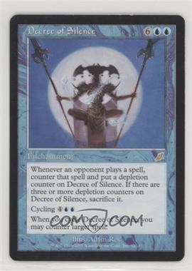 2003 Magic: The Gathering - Scourge - [Base] #32 - Decree of Silence