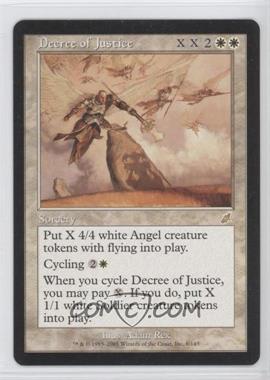 2003 Magic: The Gathering - Scourge - [Base] #8 - Decree of Justice