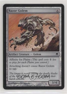 2004 Magic: The Gathering - Darksteel - [Base] - Foil #137 - Razor Golem