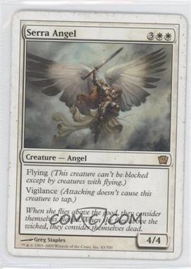 2005 Magic: The Gathering - 9th Edition - [Base] #43 - Serra Angel [Noted]