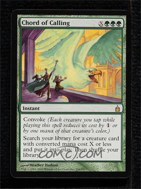 2005 Magic: The Gathering - Ravnica: City of Guilds - [Base] #156 - Chord of Calling