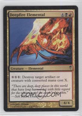 2006 Magic: The Gathering - Coldsnap - [Base] #127 - Deepfire Elemental [Noted]