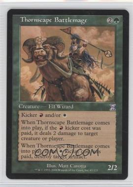 2006 Magic: The Gathering - Time Spiral - Timeshifted #87 - Thornscape Battlemage