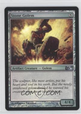 2010 Magic: The Gathering - 2011 Core Set - [Base] - Foil #215 - Stone Golem