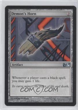 2010 Magic: The Gathering - 2011 Core Set - [Base] #204 - Demon's Horn