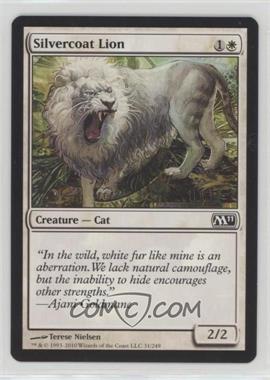 2010 Magic: The Gathering - 2011 Core Set - [Base] #31 - Silvercoat Lion