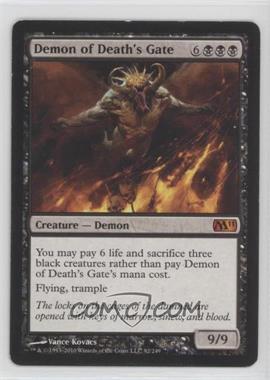 2010 Magic: The Gathering - 2011 Core Set - [Base] #92 - Demon of Death's Gate