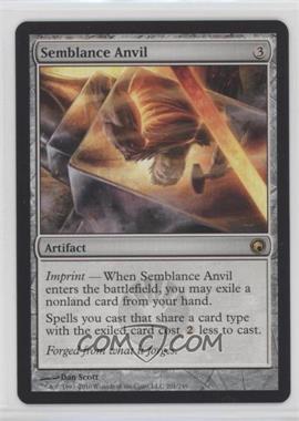 2010 Magic: The Gathering - Scars of Mirrodin - [Base] #201 - Semblance Anvil