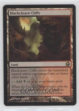 2010 Magic: The Gathering - Scars of Mirrodin - [Base] #224 - Blackcleave Cliffs