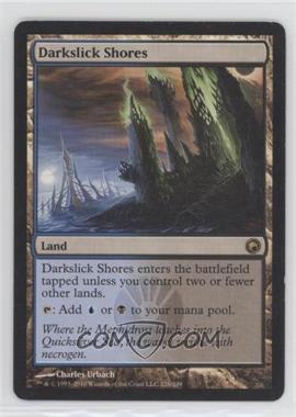 2010 Magic: The Gathering - Scars of Mirrodin - [Base] #226 - Darkslick Shores [EX to NM]