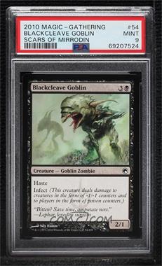 2010 Magic: The Gathering - Scars of Mirrodin - [Base] #54 - Blackcleave Goblin [PSA 9 MINT]