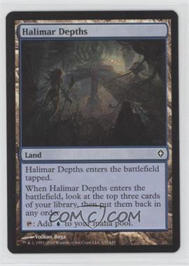 2010 Magic: The Gathering - Worldwake - [Base] #137 - Halimar Depths