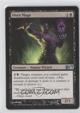 2011 Magic: The Gathering - 2012 Core Set - [Base] #103 - Onyx Mage