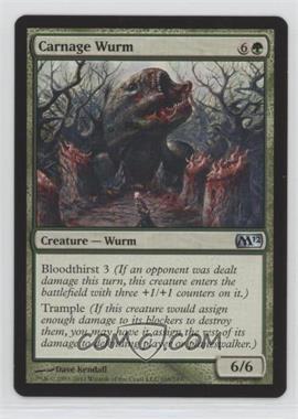 2011 Magic: The Gathering - 2012 Core Set - [Base] #168 - Carnage Wurm