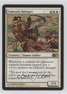 2011 Magic: The Gathering - 2012 Core Set - [Base] #17 - Gideon's Avenger