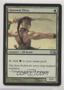 2011 Magic: The Gathering - 2012 Core Set - [Base] #182 - Llanowar Elves