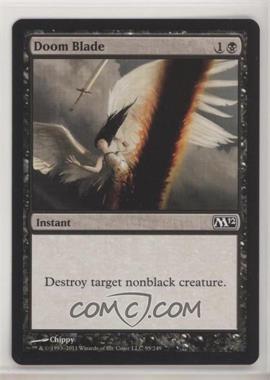 2011 Magic: The Gathering - 2012 Core Set - [Base] #95 - Doom Blade