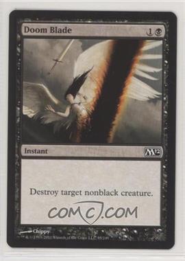 2011 Magic: The Gathering - 2012 Core Set - [Base] #95 - Doom Blade