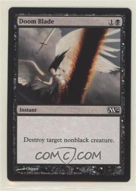 2011 Magic: The Gathering - 2012 Core Set - [Base] #95 - Doom Blade