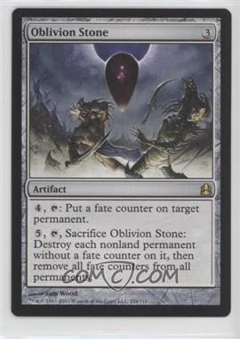 2011 Magic: The Gathering - Commander 2011 - [Base] #254 - Oblivion Stone [EX to NM]