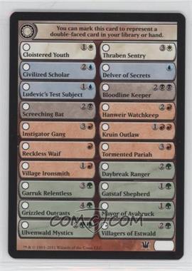 2011 Magic: The Gathering - Innistrad - [Base] #_DOFA - Token - Double Faced