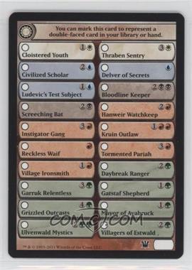 2011 Magic: The Gathering - Innistrad - [Base] #_DOFA - Token - Double Faced