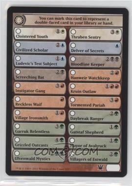 2011 Magic: The Gathering - Innistrad - [Base] #_DOFA - Token - Double Faced